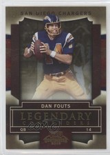 2009 Playoff Contenders Legendary Contenders Gold 83/100 Dan Fouts #18 HOF 2r8