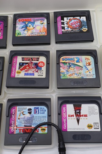 Sega Game Gear Console Bundle 25+ Games Sonic Disney Tested Working Complete Lot - Picture 4 of 18
