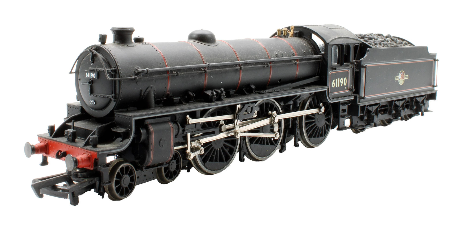 BACHMANN OO GAUGE 31-702A BR BLACK  L/CREST CLASS B1 '61190' STEAM LOCOMOTIVE