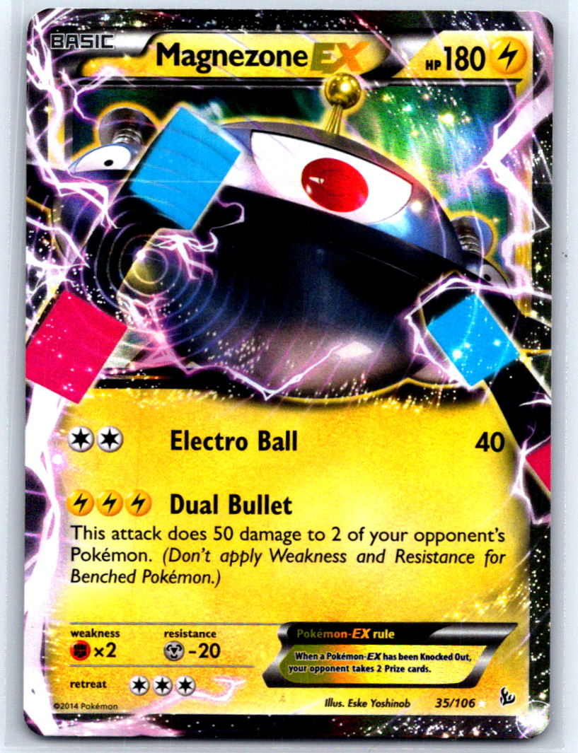 Magnezone EX Holo Ultra Rare XY - Flashfire 35/106 LP