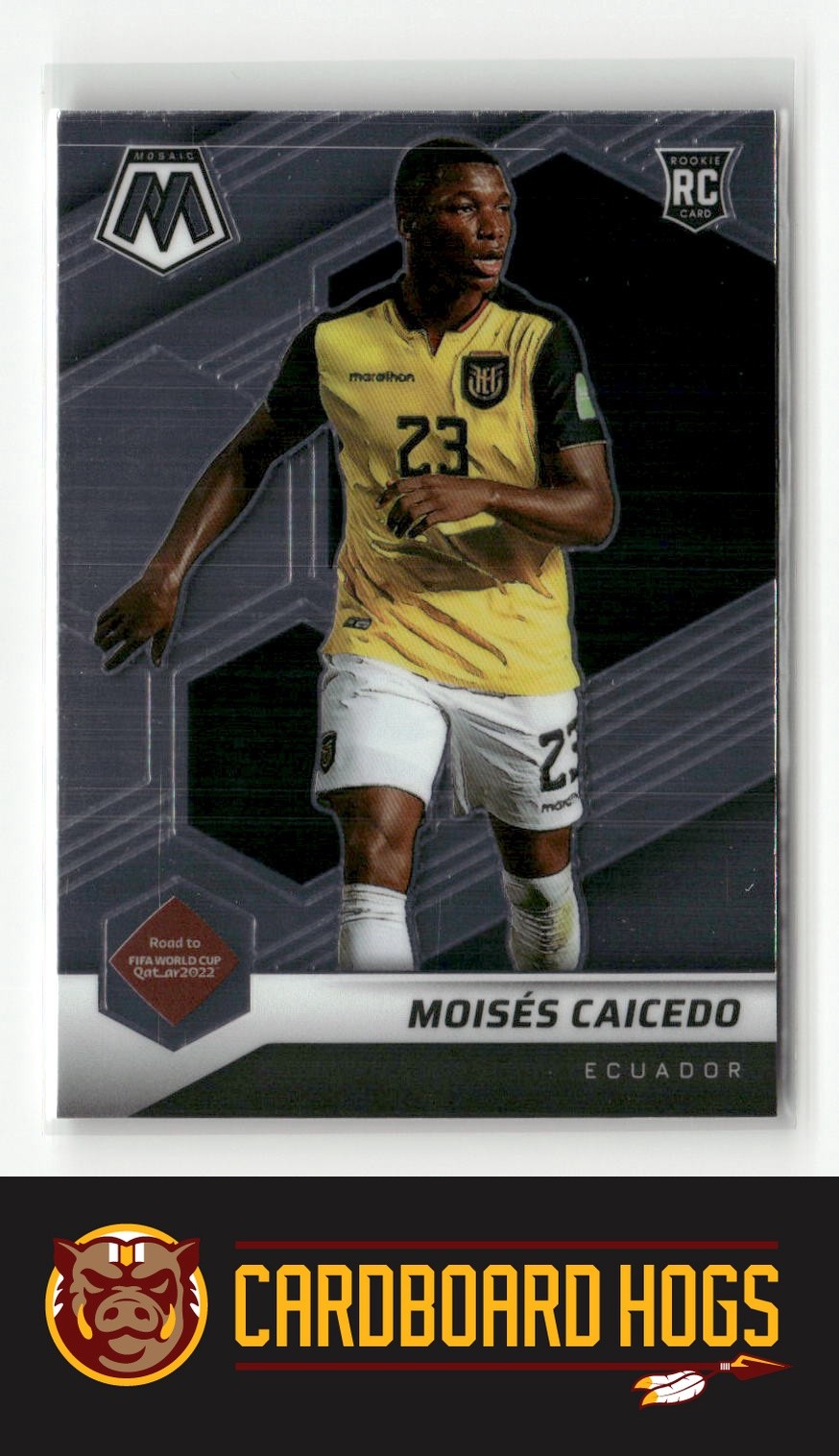 2021-22 Mosaic FIFA World Cup #78 Moises Caicedo Ecuador RC Rookie
