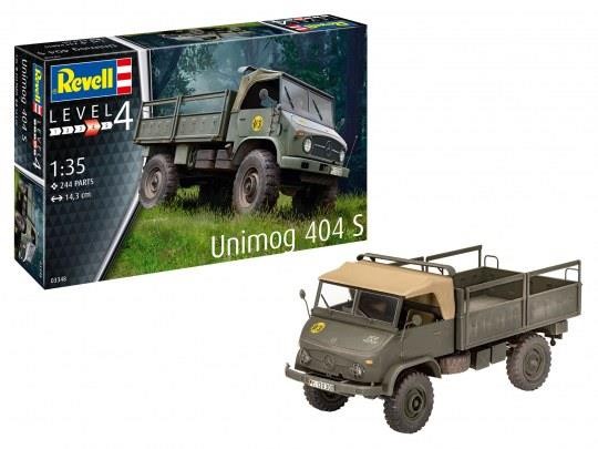 Revell 03348 Unimog 404 S 1:35 Scale Truck Model Kit