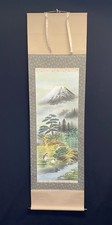 Japan hanging scroll, By Keisetu, landscape painting, Craft printing