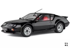 1/18 Scale Alpine A310 Pack GT Black Miniature Car