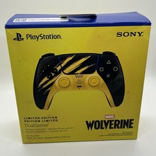 PS5 PlayStation 5 DualSense Controller Marvel  s Wolverine Yellow Limited Edition