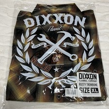 New DIXXON The Rusty Trombone Flannel Mens XL BNIB
