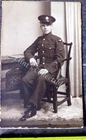 WW1 RAF RFC Airman Portrait Photo Uniform Eagle Sleeve Badge c1918 Military