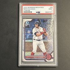 2022 Bowman Mega Box Niko Kavadas Chrome #BCP-68 PSA 9