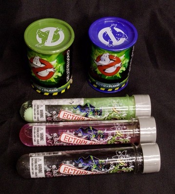 Ghostbusters Slime Canisters Sealed Set of 5