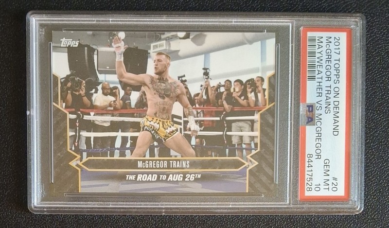 2017 Topps On Demand Mayweather vs McGregor #20 PSA 10 GEM MINT