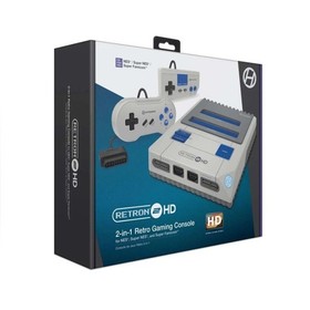 Hyperkin RetroN 2 HD Gaming Console for NES/SNES/Super Famicom  Games - Gray