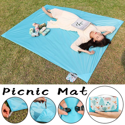 Outdoor Waterproof Picnic Mat Portable Foldable Travel Beach Thickened Mat - Picture 2 of 34