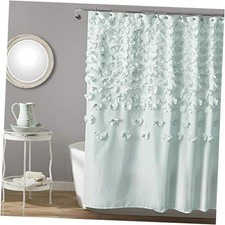 Lucia Shower Curtain 72" W x 72" L - Bathroom 72"W x 72"L Pack of 1 Blue