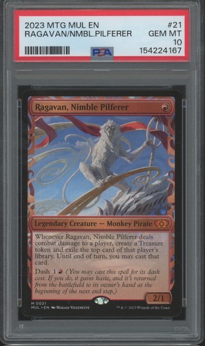 2023 Magic The Gathering MUL EN #21 Ragavan, Nimble Pilferer Gem Mint PSA 10