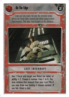 On The Edge - Premiere Unlimited - Star Wars CCG