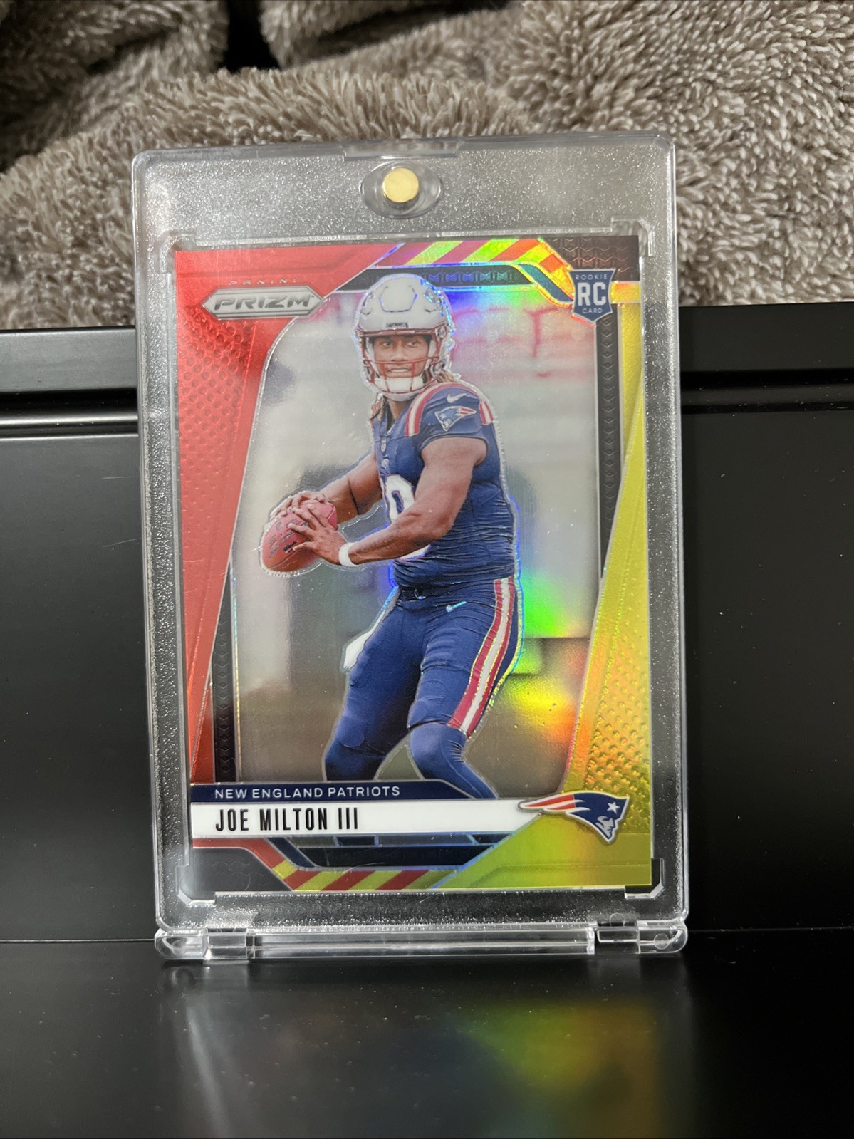 JOE MILTON III 2024 Panini Prizm Red And Yellow Prizm Rookie /44 #354 Cowboys