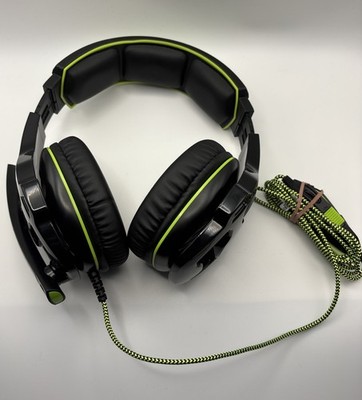 Sades SA-810 White Over-Ear Gaming Headset   Used Once   Excellent Condition