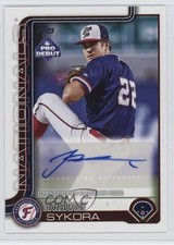 2025 Topps Pro Debut Auto Travis Sykora #PD-8 Auto 10b8