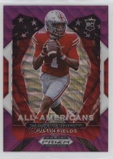 2021 Panini Prizm Draft Picks All-American Purple Wave Justin Fields #192 13h9