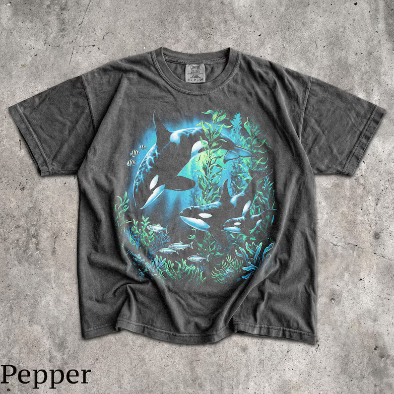 Orca Killer Whale Marine Ocean Wildlife Animal Comfort Tee