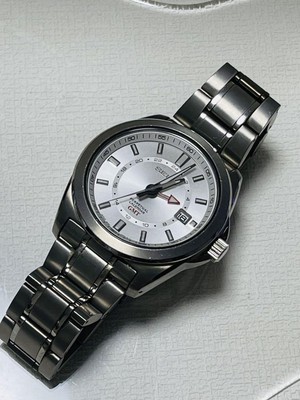 SEIKO セイコー メンズ時計 8F56-00M0 GMTモデル SEIKO Perpetual Calendar GMT Model Wristwatch Quartz Men's