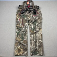 Scent Blocker camo bibs built in treestand spider harness hunting pants Womens L