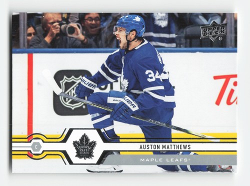 Auston Matthews #1 2019 Upper Deck card