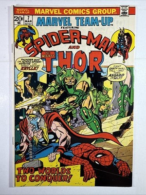 Marvel Team-Up #7 Spidey and Thor! Beautiful VF Condition!