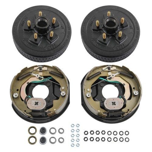 5 on 5 Bolt Circle Drum Kits w/ 10"x2-1/4" Left Right Electric Brake for 3500lbs - Picture 2 of 8