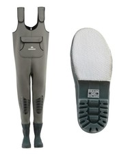 Cormoran Néoprène Bottes Culotte Gr. 42/43 Waders 4mm Étanche Semelle en Feutre