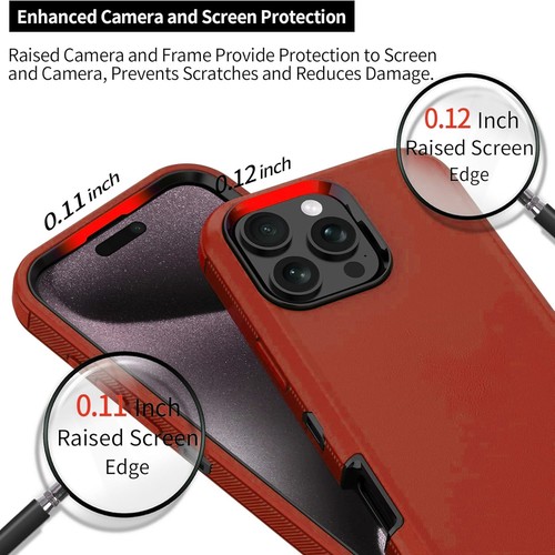 Für iPhone 16 Pro Max Hülle 16E Handyhülle Stoßfest Clip Fit Otterbox + Display - Bild 24 von 43