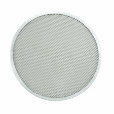 14 Pizza Seamless Aluminum Pizza Screen Mesh Crust Crisper Winco APZS-14