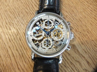 CHRONOSWISS Vita CH7523SV Automatik Skelett Zifferblatt Herrenuhr