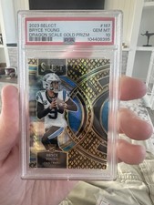 2023 Select CASE HIT Dragon Scale GOLD Prizm #167 Bryce Young (RC) 07/10 SSP