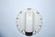 Frigidaire Range Oven Burner Switch OFF WHITE Knob 3162081 or KIP 6U21