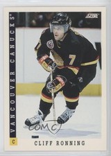 1993-94 Score Canadian Cliff Ronning #17 q7c
