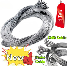 Fahrrad Bremszug & Schaltzug Set inkl. Endkappe – MTB / Rennrad / City