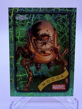 2025 Topps Chrome Marvel M.O.D.O.K. HULK GREEN LAZER REFRACTOR #'d 53/99 #117