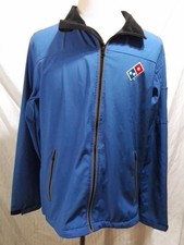Dominos Pizza Gear Jacket Mens L Employee Uniform Coat Delivery Full Zip