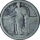 1917 TYPE 1 STANDING LIBERTY QUARTER - 90% SILVER - 24.3 mm - QSL 144