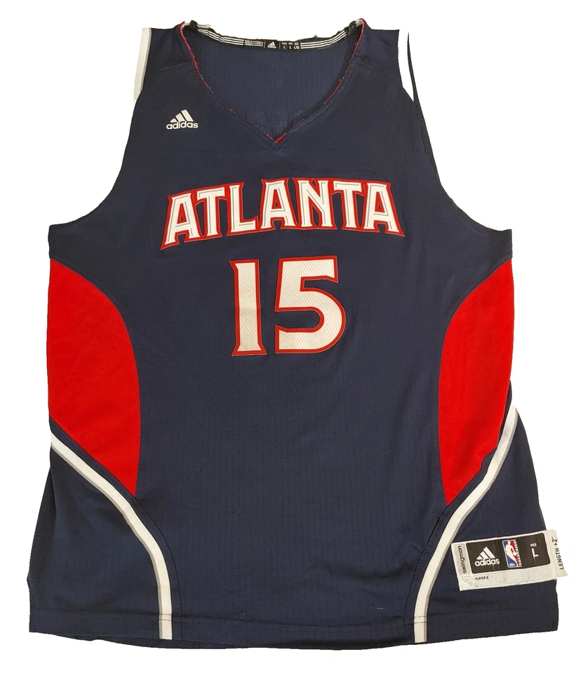 Camiseta Adidas Atlanta Hawks Al Horford NBA Swingman Grande Azul Marino Rojo Blanco #15 Foto 4 de 4
