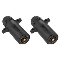 7-Poliger AnhäNgerstecker, Wasserdicht, Rund, 7-Poliger AnhäNgerstecker Im 7580