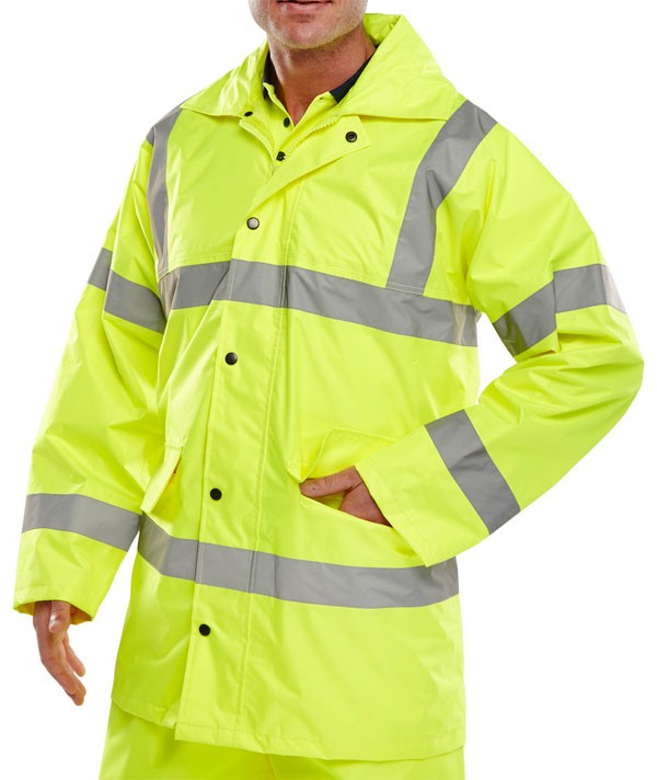 Beeswift Hi-Vis Lightweight Jacket Saturn Yellow Size XXL