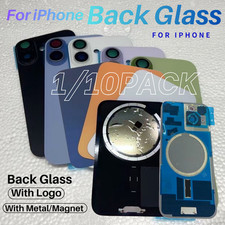 Back Glass replacement Big hole For iPhone 11 12 13 14 15 16 XR X Rear Cover Lot