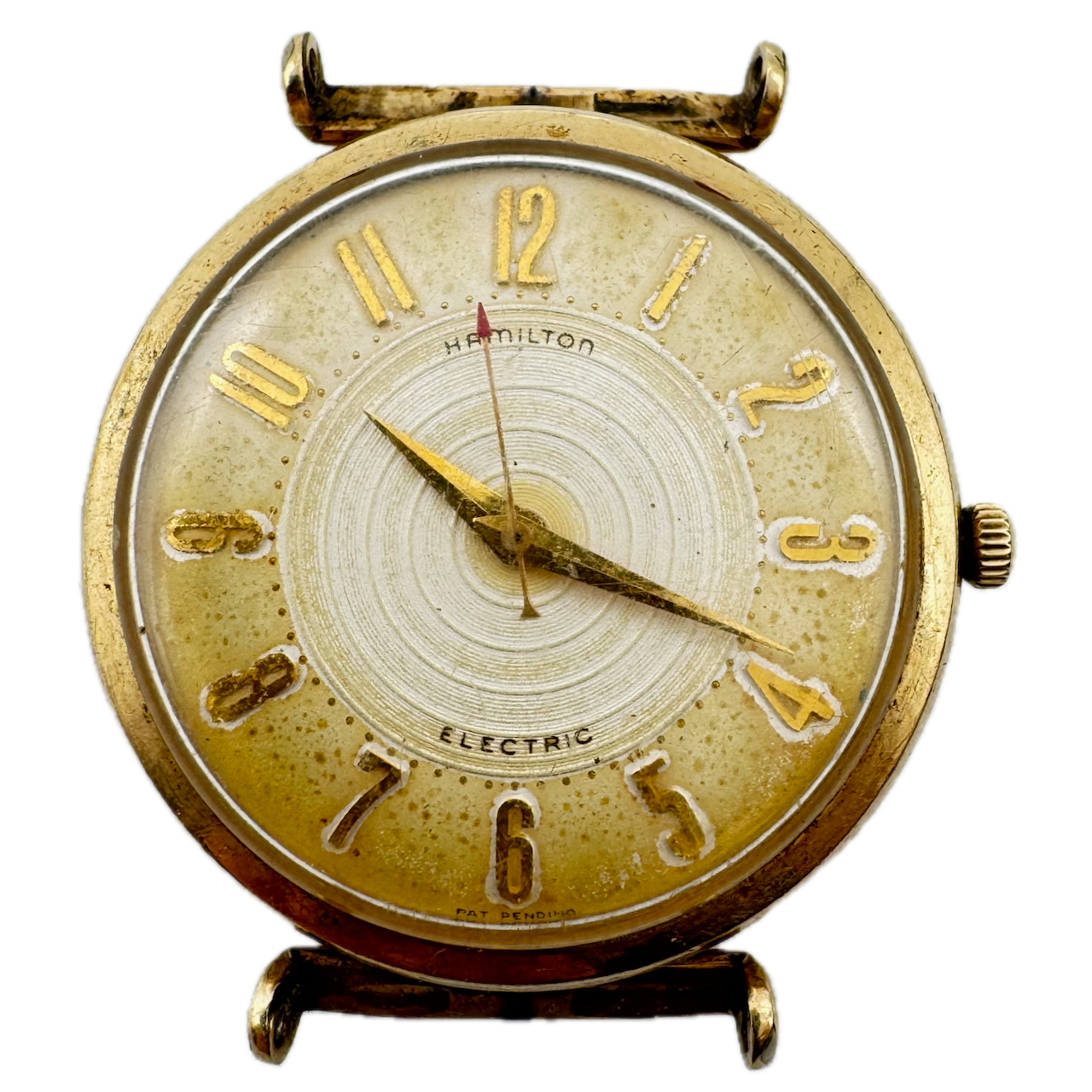 Vintage 35mm Hamilton Electric Men's Electric Wristwatch 500 USA 10k GF fParts