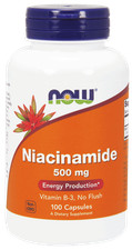NOW FOODS Niacinamide 500mg - 100 caps