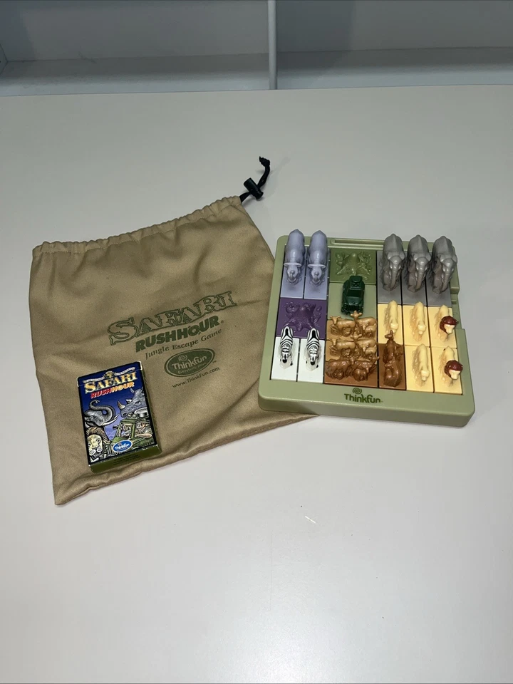 Safari Rush Hour Jungle Escape Game 1999 Vintage By Think Fun Complete No Box - Image 2 of 4