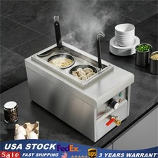 2 Holes Commercial Pasta Cooker Stainless Ste...