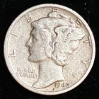 1942 S MERCURY DIME 90% SILVER U.S. COIN - Errors? Old Collection New 2 Market 4