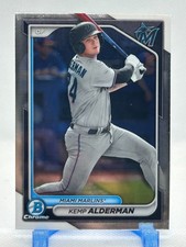Kemp Alderman 2024 Bowman Chrome Prospects #BCP-82 - Miami Marlins
